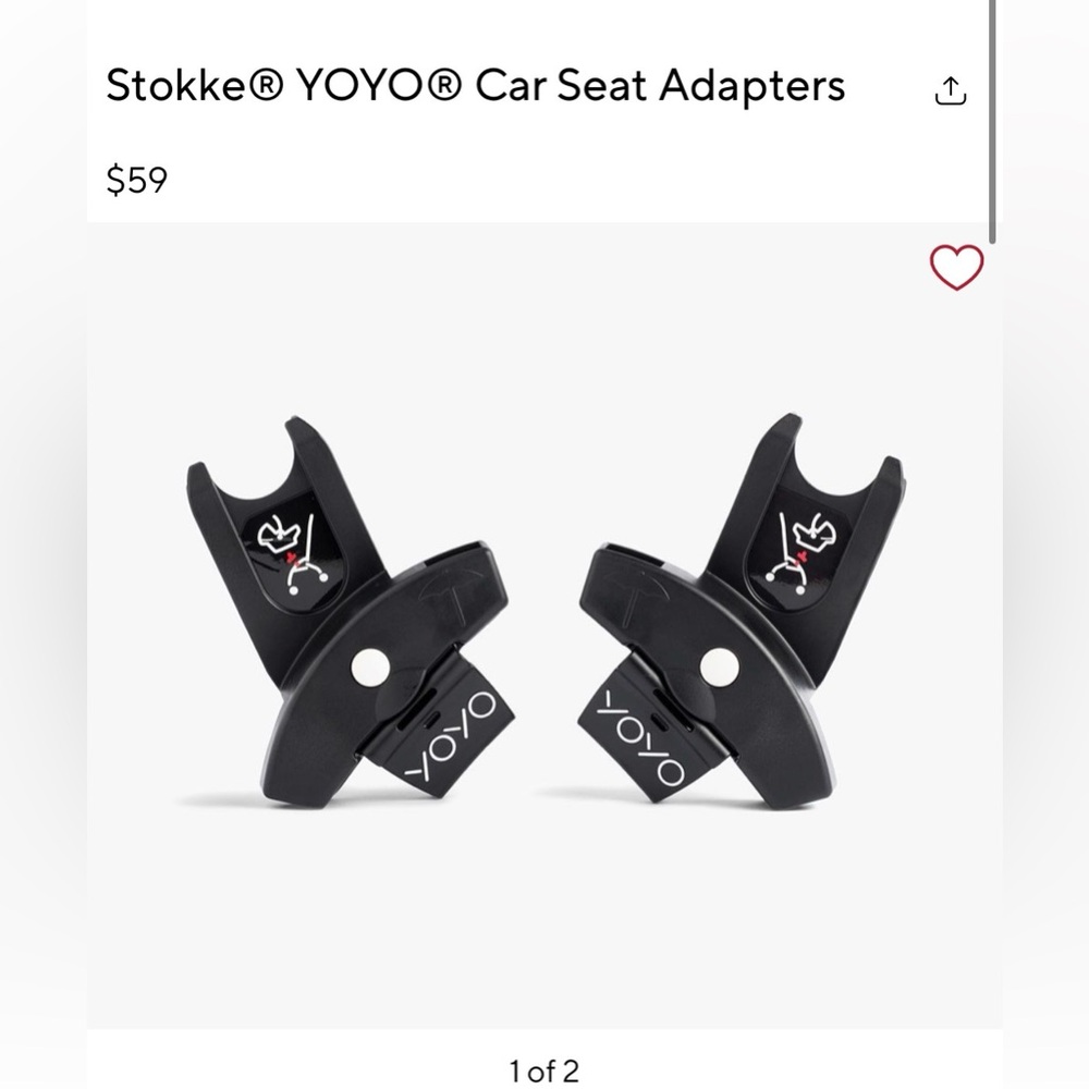 Babyzen Yoyo car seat adapters